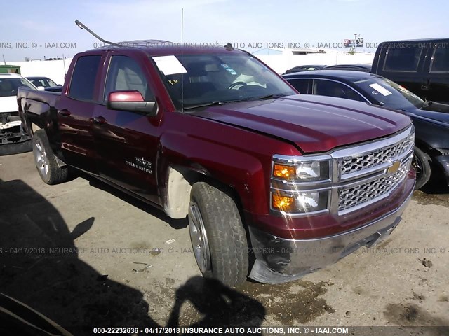 1GCRCREH8EZ135313 - 2014 CHEVROLET SILVERADO C1500 LT MAROON photo 1