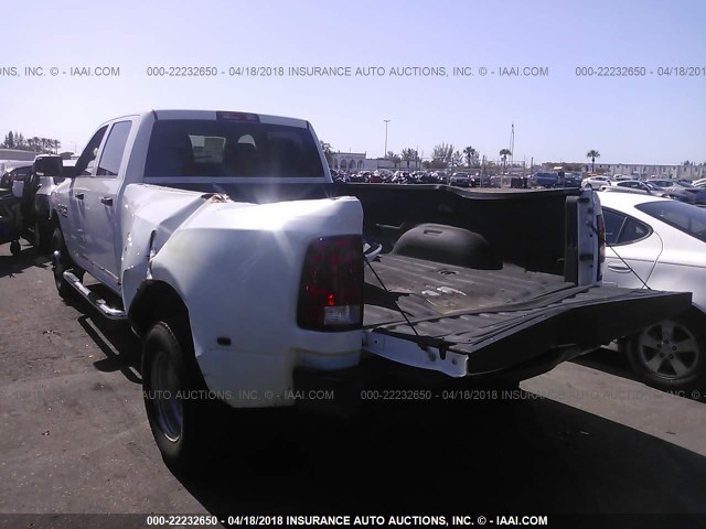 3C63RRGLXGG170581 - 2016 RAM 3500 ST WHITE photo 3