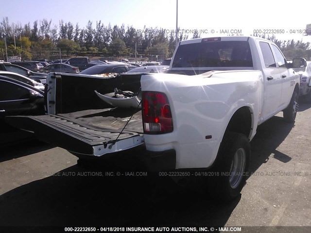 3C63RRGLXGG170581 - 2016 RAM 3500 ST WHITE photo 4