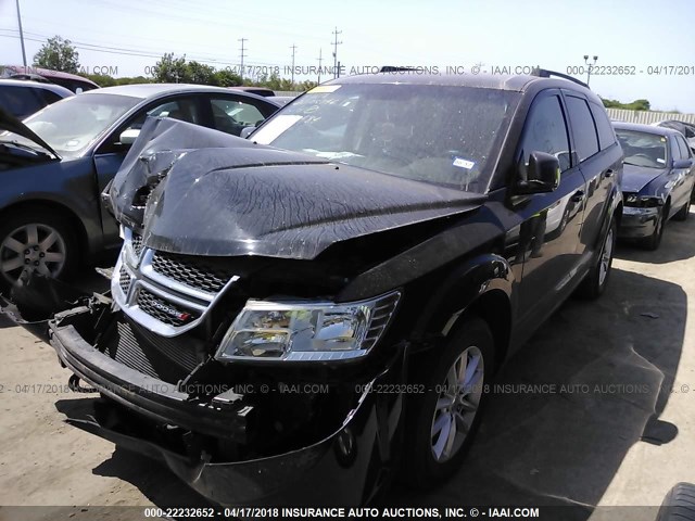 3C4PDCBGXFT673484 - 2015 DODGE JOURNEY SXT BLACK photo 2