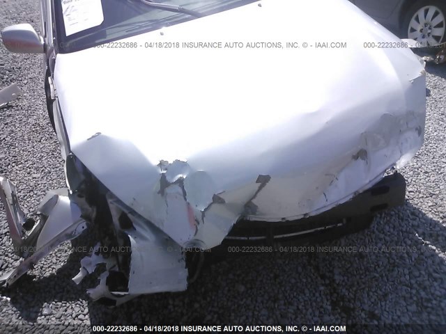 4T1FA38P06U106407 - 2006 TOYOTA CAMRY SOLARA SE/SLE SILVER photo 6