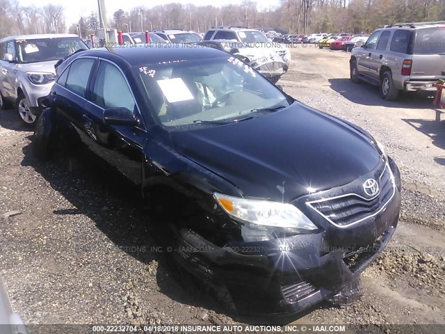 4T1BF3EK6BU184788 - 2011 TOYOTA CAMRY SE/LE/XLE BLACK photo 1