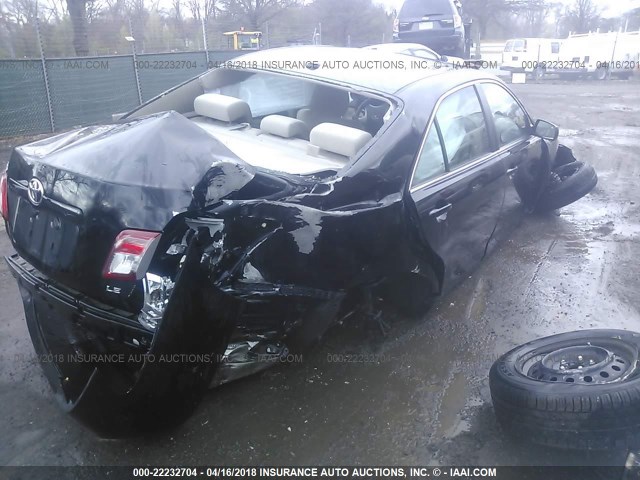 4T1BF3EK6BU184788 - 2011 TOYOTA CAMRY SE/LE/XLE BLACK photo 4