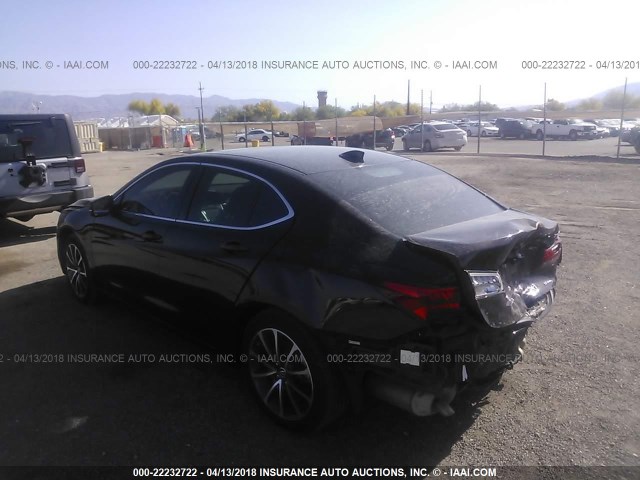 19UUB3F51FA009598 - 2015 ACURA TLX TECH BLACK photo 3
