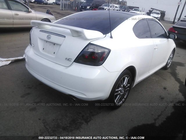 JTKDE177270163666 - 2007 TOYOTA SCION TC 白色 照片 4