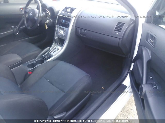 JTKDE177270163666 - 2007 TOYOTA SCION TC 白色 照片 5