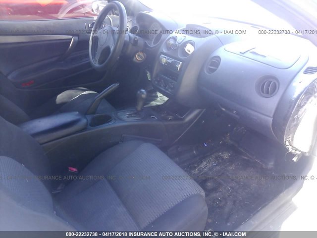 4A3AE45G63E022043 - 2003 MITSUBISHI ECLIPSE SPYDER GS WHITE photo 5