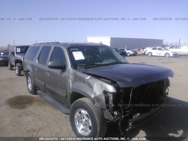 1GNSCJE07ER109239 - 2014 CHEVROLET SUBURBAN C1500 LT GRAY photo 1