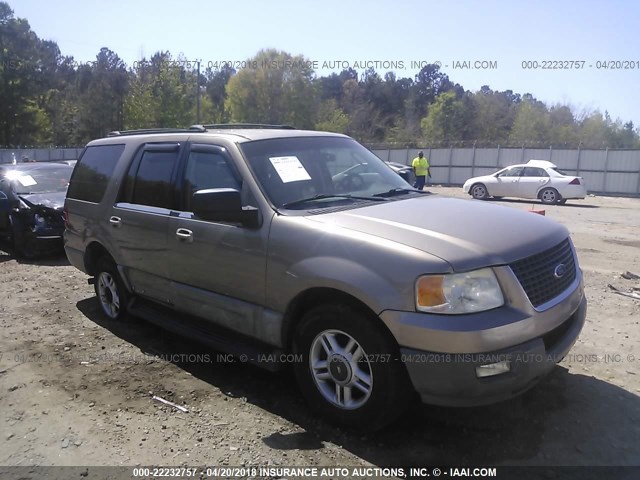 1FMPU16L93LA88670 - 2003 FORD EXPEDITION XLT Gold Foto 1