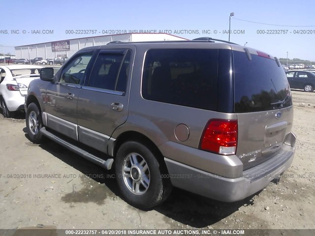 1FMPU16L93LA88670 - 2003 FORD EXPEDITION XLT Gold Foto 3