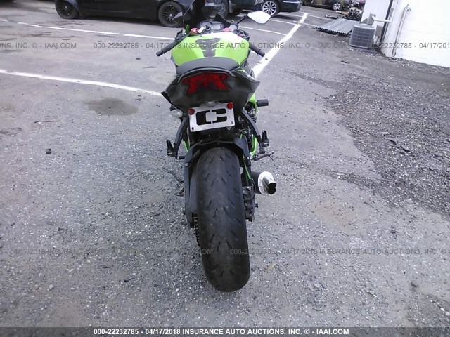 JKBZXJE10DA006400 - 2013 KAWASAKI ZX636 E GREEN photo 6