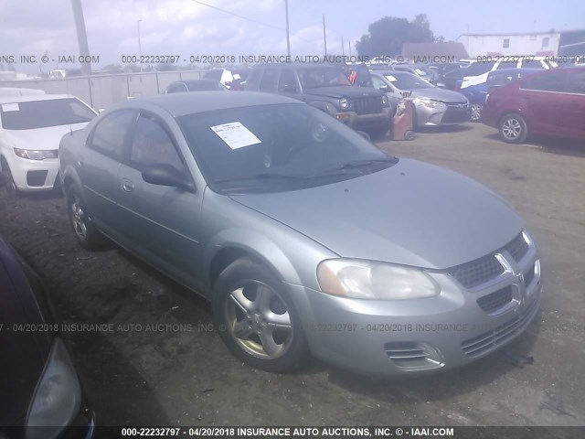 1B3EL46R46N267620 - 2006 DODGE STRATUS SXT TEAL photo 1