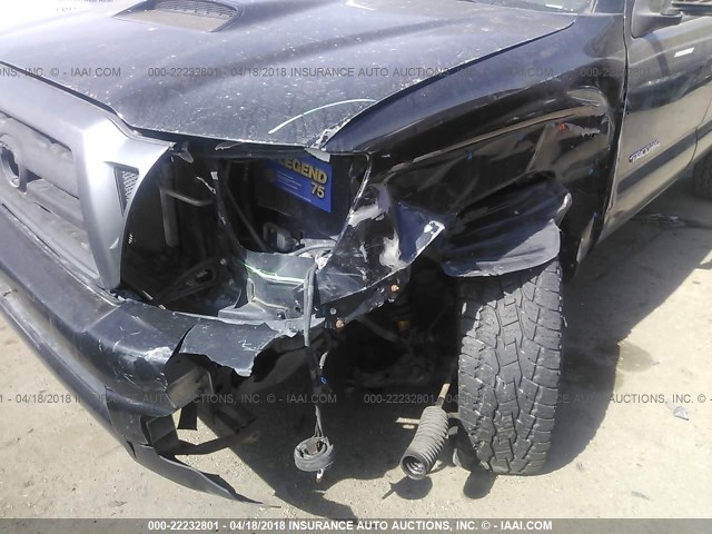 5TEUU42N75Z038256 - 2005 TOYOTA TACOMA ACCESS CAB Schwarz Foto 6