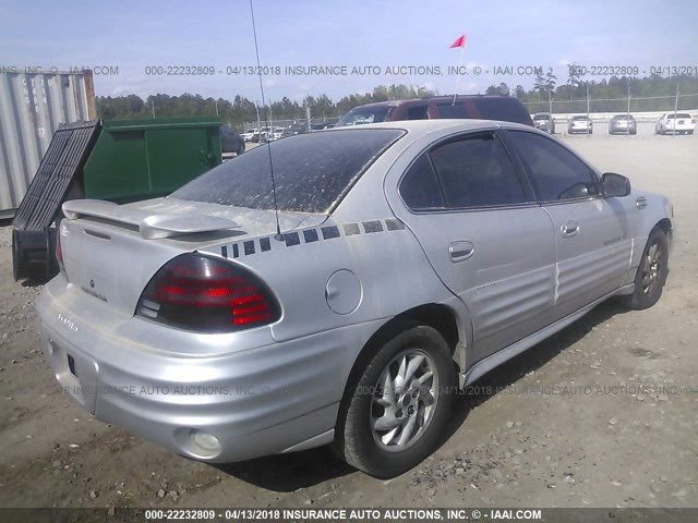 1G2NF52T81C143663 - 2001 PONTIAC GRAND AM SE1 SILVER photo 4