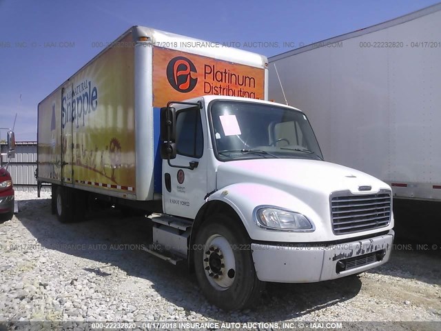 1FVACWDT3DHBY1371 - 2013 FREIGHTLINER M2 106 MEDIUM DUTY WHITE photo 1