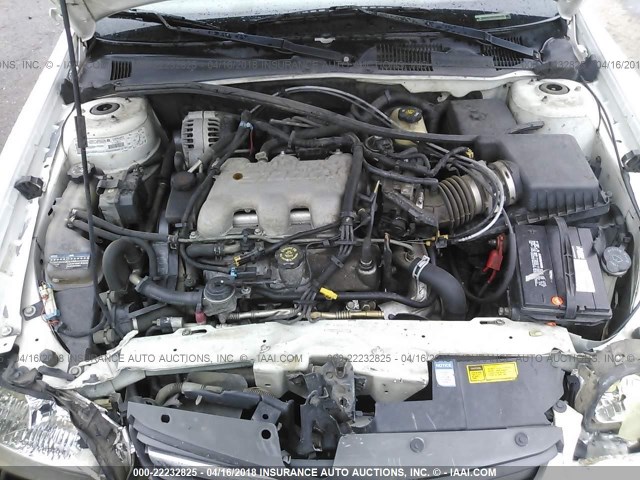 1G1NE52J1Y6220324 - 2000 CHEVROLET MALIBU LS WHITE photo 10