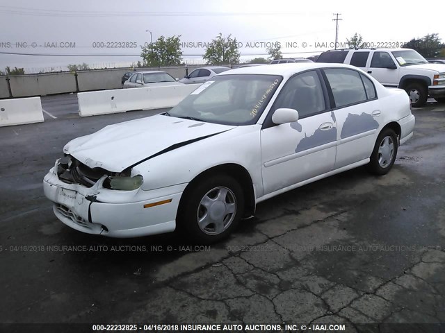 1G1NE52J1Y6220324 - 2000 CHEVROLET MALIBU LS WHITE photo 2