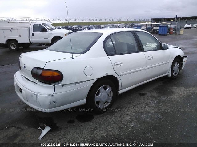 1G1NE52J1Y6220324 - 2000 CHEVROLET MALIBU LS WHITE photo 4
