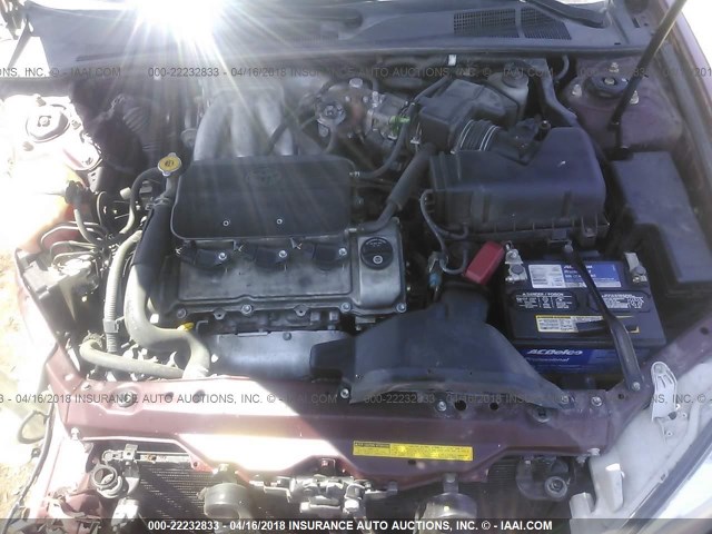4T1BF30K92U030194 - 2002 TOYOTA CAMRY LE/XLE/SE 红色 照片 10