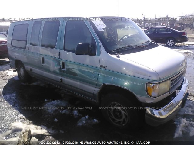 1FDEE14NXSHB10072 - 1995 FORD ECONOLINE E150 VAN GRAY photo 1