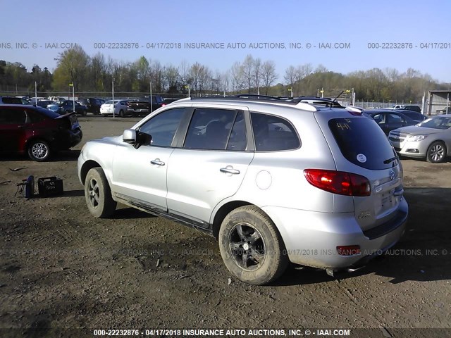 KM8SG13D57U124885 - 2007 HYUNDAI SANTA FE GLS SILVER photo 3