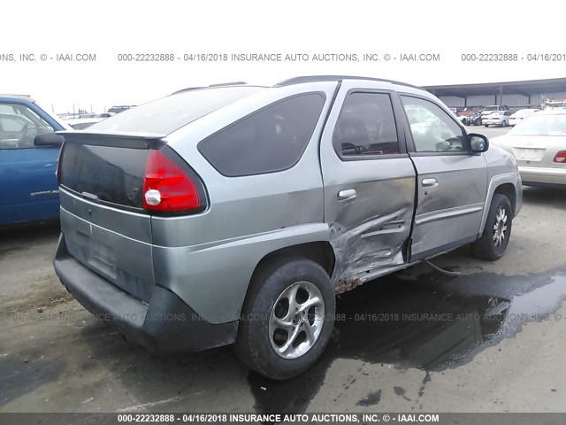 3G7DB03EX3S603665 - 2003 PONTIAC AZTEK GRAY photo 4