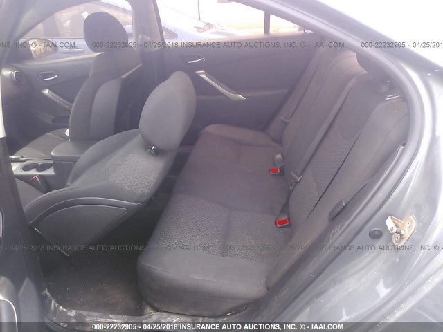 1G2ZF57B184202588 - 2008 PONTIAC G6 VALUE LEADER/BASE GRAY photo 8