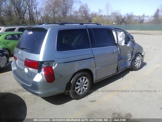 5FNRL38618B070466 - 2008 HONDA ODYSSEY EXL ნაცრისფერი ფოტო 4