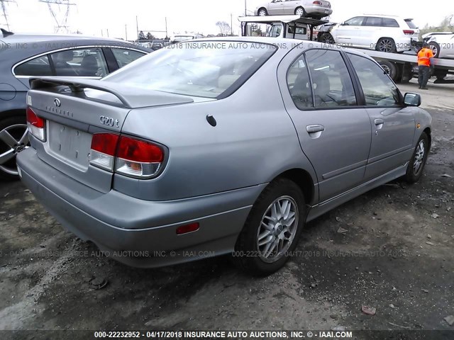 JNKCP11A8XT012636 - 1999 INFINITI G20 SILVER photo 4