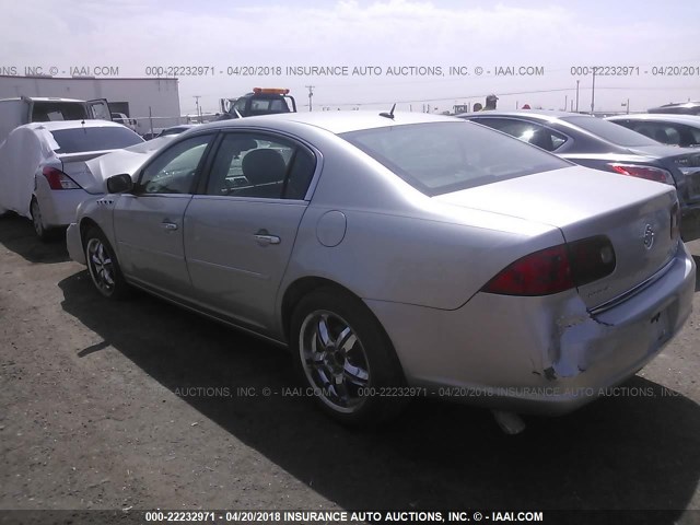 1G4HE57Y27U108745 - 2007 BUICK LUCERNE CXS SILVER photo 3
