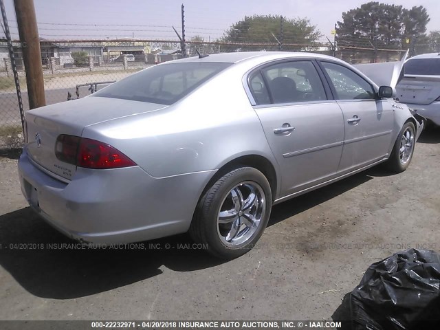 1G4HE57Y27U108745 - 2007 BUICK LUCERNE CXS SILVER photo 4