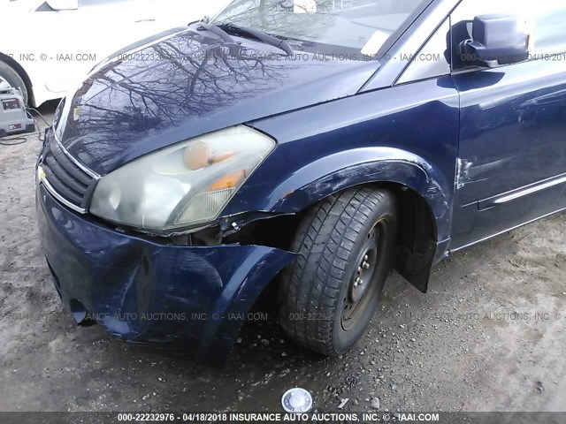 5N1BV28U58N112297 - 2008 NISSAN QUEST S/SE/SL BLUE photo 6