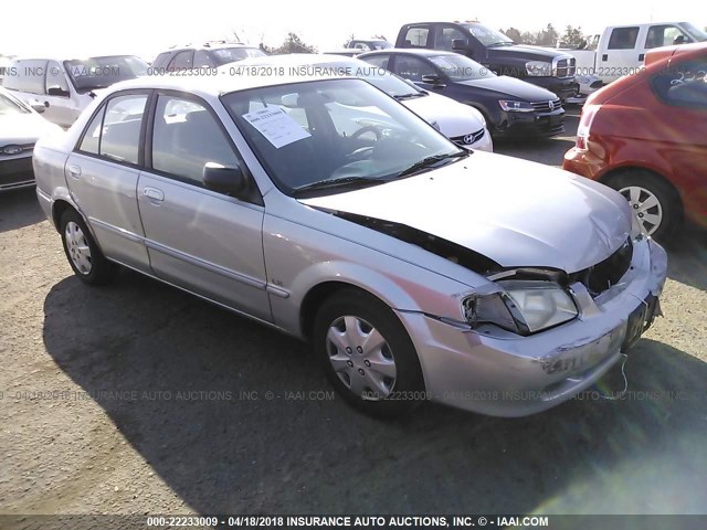 JM1BJ2224Y0228899 - 2000 MAZDA PROTEGE DX/LX SILVER photo 1