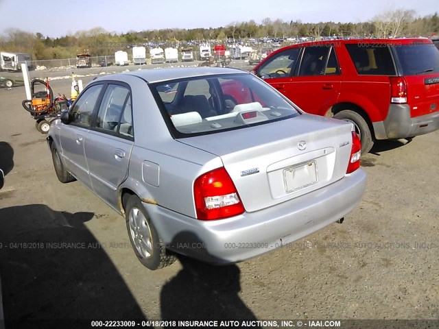 JM1BJ2224Y0228899 - 2000 MAZDA PROTEGE DX/LX SILVER photo 3