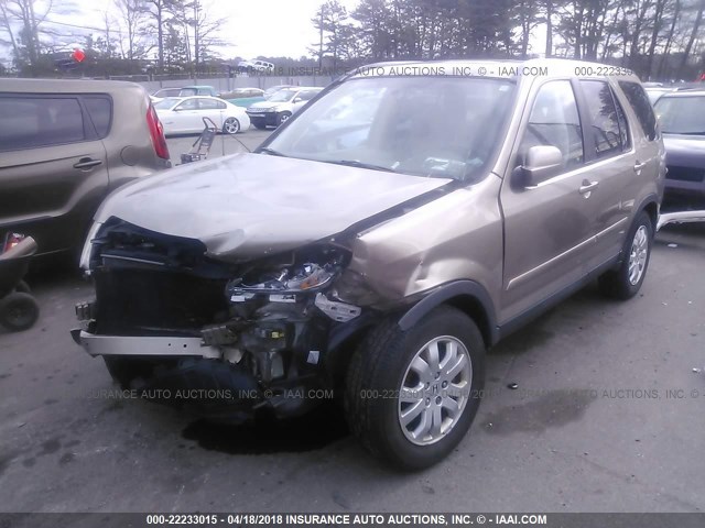 SHSRD78946U416563 - 2006 HONDA CR-V SE/EX GOLD photo 2