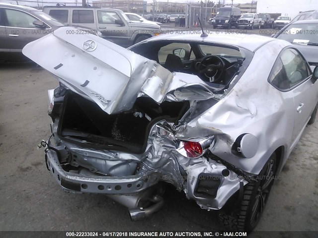JF1ZNAA18E9708365 - 2014 TOYOTA SCION FR-S ვერცხლისფერი ფოტო 6