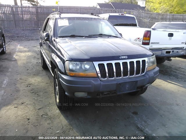 1J4GW48N91C637001 - 2001 JEEP GRAND CHEROKEE LAREDO BLACK photo 6