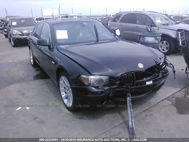 WBAHL83536DT04647 - 2006 BMW 750 I BLACK photo 1