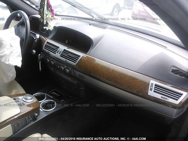 WBAHL83536DT04647 - 2006 BMW 750 I BLACK photo 5