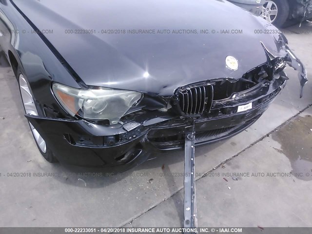 WBAHL83536DT04647 - 2006 BMW 750 I BLACK photo 6