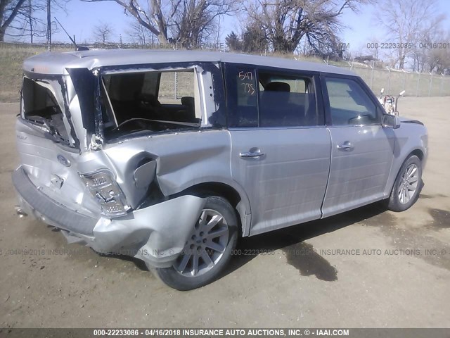 2FMDK52C09BA07263 - 2009 FORD FLEX SEL ვერცხლისფერი ფოტო 4