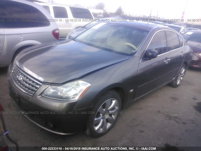 JNKAY01F76M261688 - 2006 INFINITI M35 SPORT GRAY photo 2