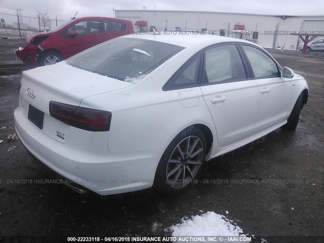 WAUH3AFC4JN022229 - 2018 AUDI A6 PRESTIGE WHITE photo 4