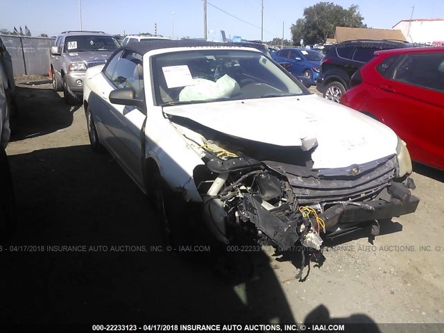 1C3LC45K98N674902 - 2008 CHRYSLER SEBRING WHITE photo 1