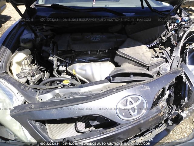 4T4BF3EK7AR046357 - 2010 TOYOTA CAMRY SE/LE/XLE GRAY photo 10