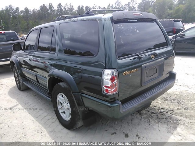 JT3GN87RXX0100687 - 1999 TOYOTA 4RUNNER LIMITED GREEN photo 3