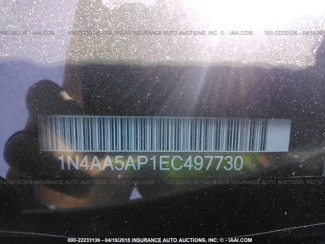 1N4AA5AP1EC497730 - 2014 NISSAN MAXIMA S/SV WHITE photo 9