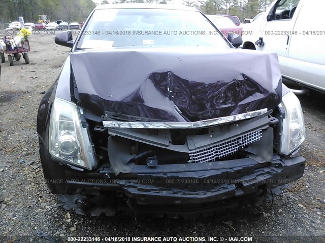 1G6DV57V690125053 - 2009 CADILLAC CTS HI FEATURE V6 BURGUNDY photo 6