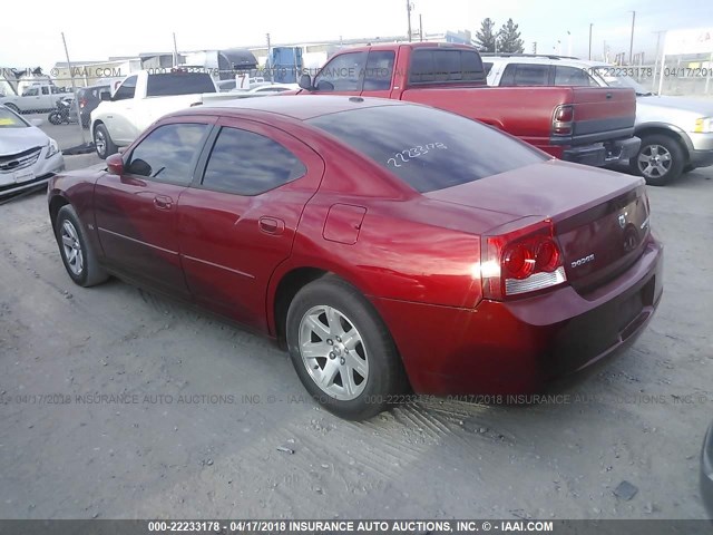 2B3CA3CV5AH165706 - 2010 DODGE CHARGER SXT RED photo 3