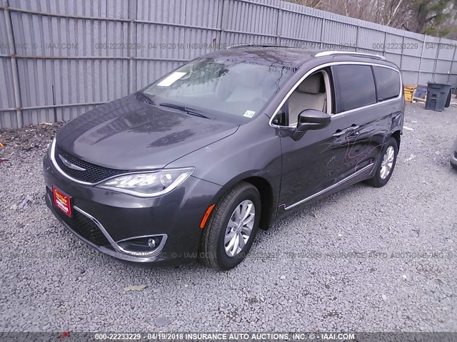 2C4RC1BG4JR248466 - 2018 CHRYSLER PACIFICA TOURING L Մոխրագույն լուսանկար 2